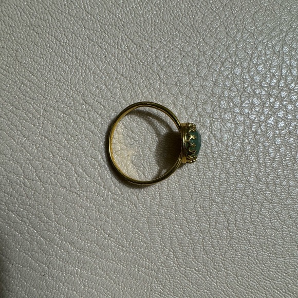 JADE COLOR RING | SIZE 7 - Picture 2 of 3